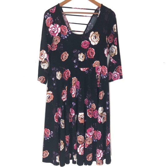 Plus || Torrid | Studio Knit Skater Dress - Picture 4 of 7